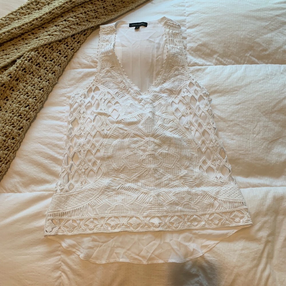 Crochet w/ Silky Back Tank